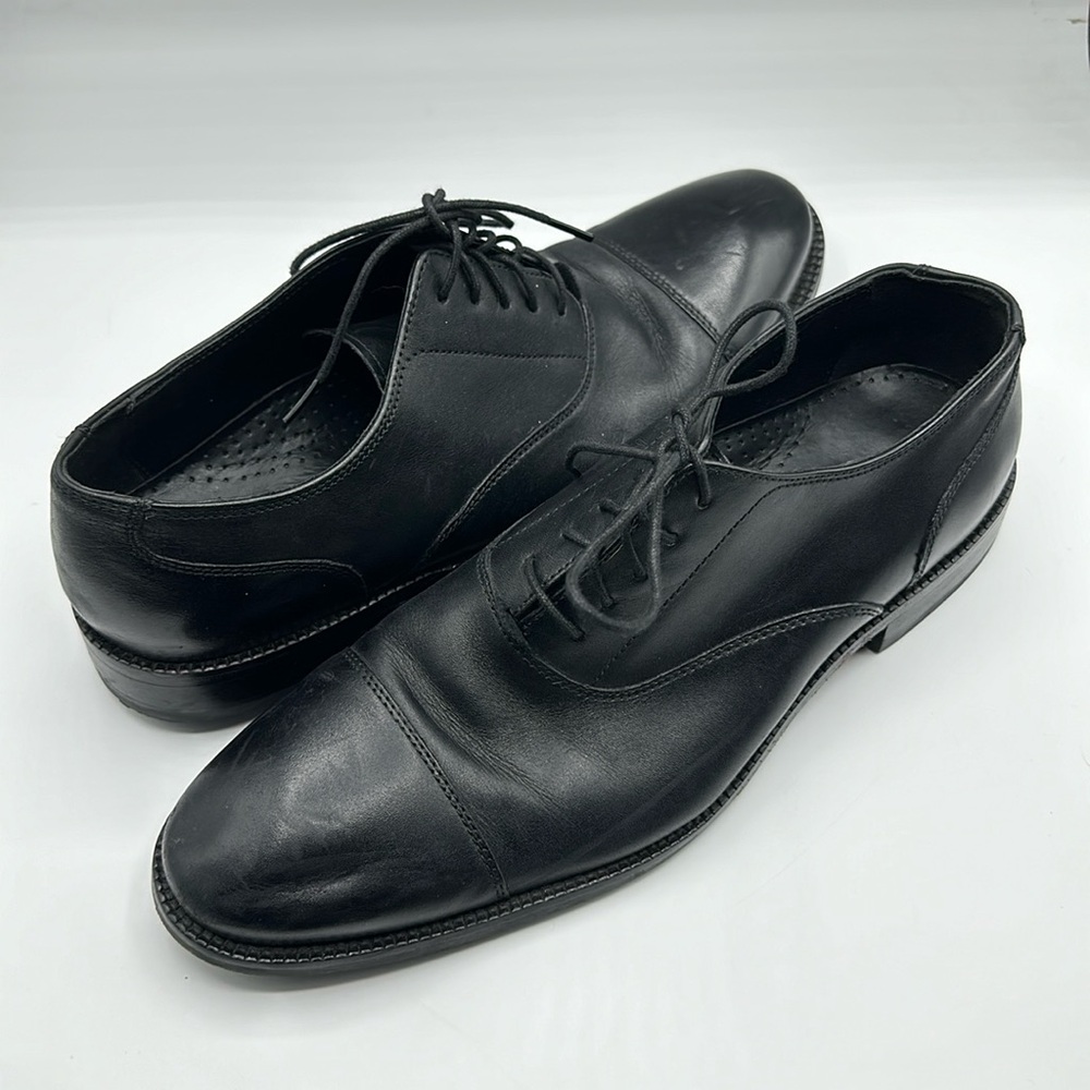 Cole Haan Black Broadway Cap Toe Oxford Shoes Men's Size 9 1/2